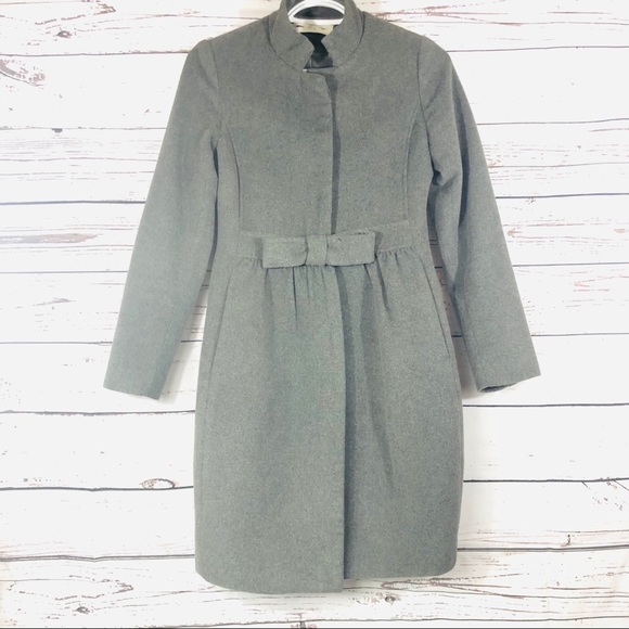 Stella McCartney Wool Blend Grey Coat 0/XS - Picture 5 of 8